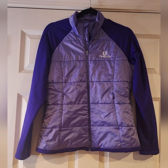 adidas Jackets & Blazers - Adidas ClimaProof Heritage Club purple active jacket S